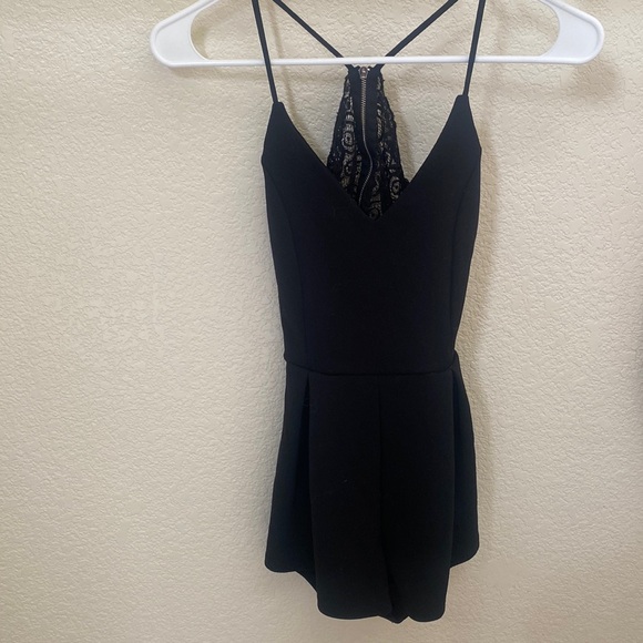 Pants - Black romper